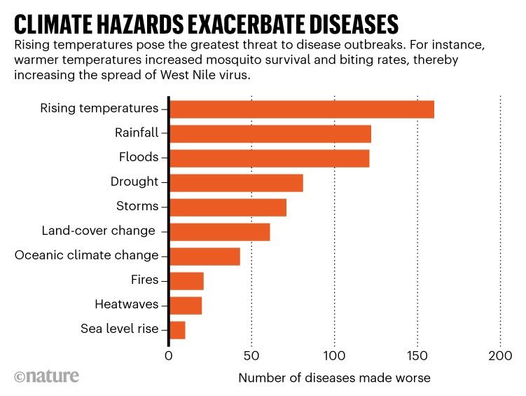 Climate Hazards Exacerbate Diseases