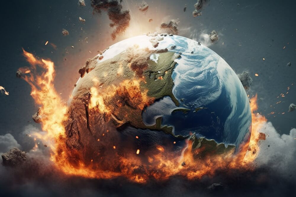 Earth Destroyed By Climate Change