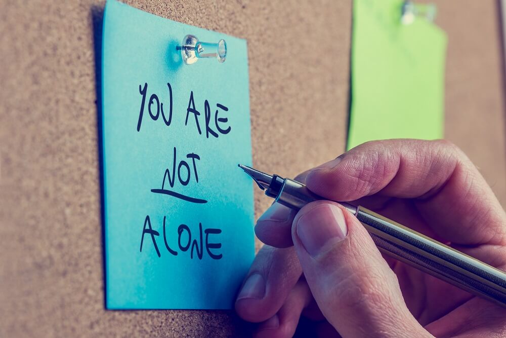 You Are Not Alone Note